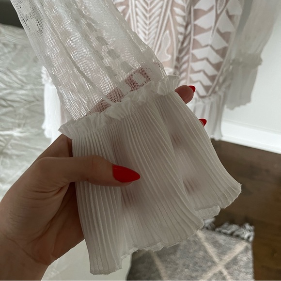 Hello Molly Spend All Your Time Waiting White Dress - Picture 5 of 6